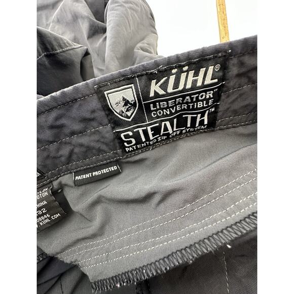 KÜHL LIBERATOR Size 32 Men convertible pants Stealth Painted System 31” In AB21v - Picture 6 of 10